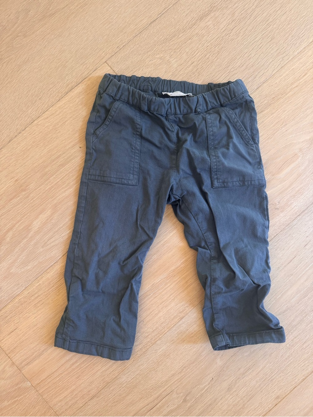 Bonpoint Slate Blue Elastic Waist Kids Pants